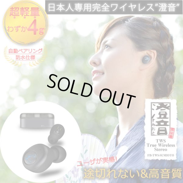 画像1: 完全ワイヤレスイヤホン”澄音”(すみおと) – Full Bloom – サイズ、チューニング、全てが日本人専用の設計！ (1)